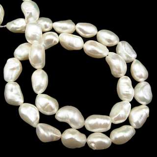 16inch A 10mm Rare Narural Potato Cultured freshwater pearl beads 