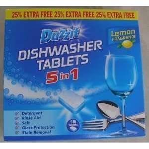  DISHWASHER TABLETS x15 LEMON FRAGRANCE 