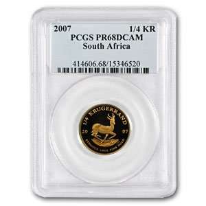 2007 1/4 oz Gold South African Krugerrand (Proof)   Capsule Only
