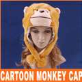 Cartoon animal elephant cute fluffy plush Hat cap H1415  