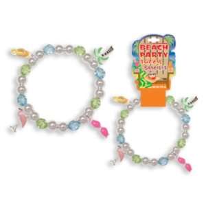 Beach Party Tropical Charm Bracelet Case Pack 3