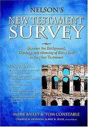 Nelsons New Testament Survey HB by Mark Bailey; Tom Constable  
