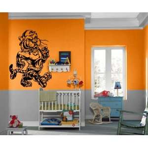 Cool Cartoon Tiger Kids Room Animal Design Wall Mural Vinyl Decal 