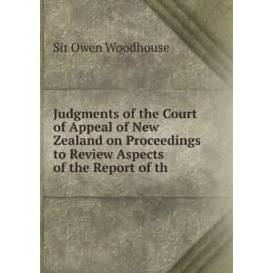 Judgments of the Court of Appeal of New Zealand on Proceedings to 