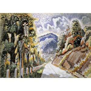  Hand Made Oil Reproduction   Charles Burchfield   24 x 18 