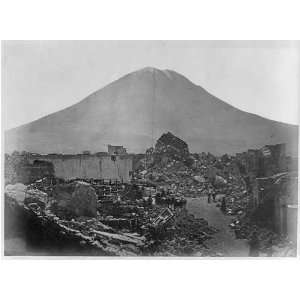  Arequipa,Peru,after the earthquake,Volcano Misti,1868 