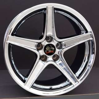 18 9/10 Chrome Saleen Wheels Rims Fit Mustang® 94 04  