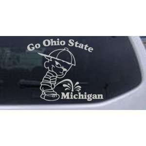  Go Ohio State Pee On Michigan Car Window Wall Laptop Decal 