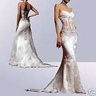 Elegant Ball Gown Evening Prom Wedding Bridal Bridesmaid Dress Size 
