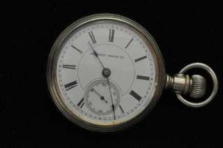 VINTAGE 18S HAMPDEN SWING OUT STYLE POCKETWATCH GRADE 31 KEEPING TIME 