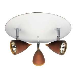  8113 WH Amber Amber Vetro Ceiling Fixture