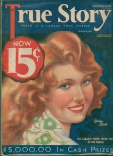 True Story Magazine November 1932 Edwina Booth  