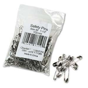  LEO83150   Nickel Plated Steel Safety Pins Office 