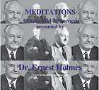 Rare Live Meditations by Dr. Ernest Holmes on CD