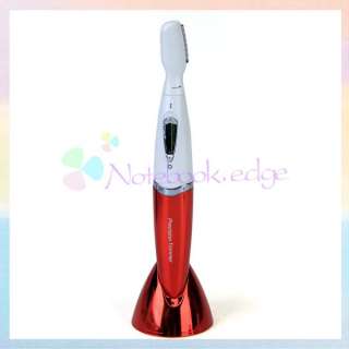 Women Lady Wet/Dry Use Electric Eyebrow Trimmer Remover Shaver  