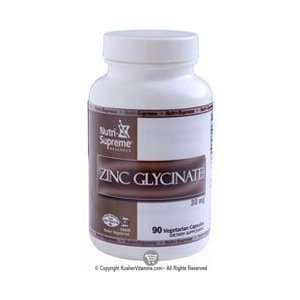  Nutri Supreme Research Kosher Zinc Glycinate 30 mg. 90 