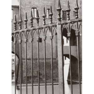  Wrought Iron Fence around the Estense Castle in Ferrara 