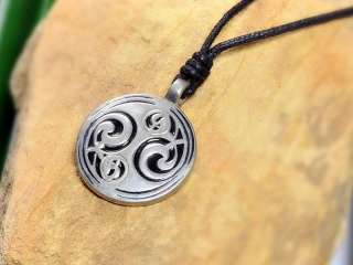 Necklace Pendant Jewelry Ying Yang Feng Shui Pewter Silver Factory 