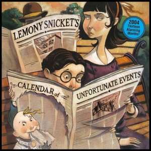 2004 Lemony Snickets   A Calendar of Unfortunate Events Wall Calendar