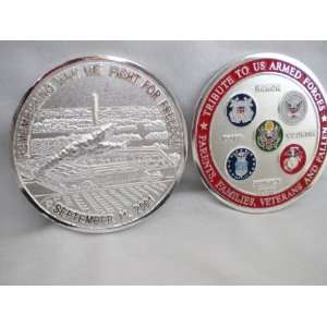  9/11 Pentagon Military Collectible Challenge Coin 