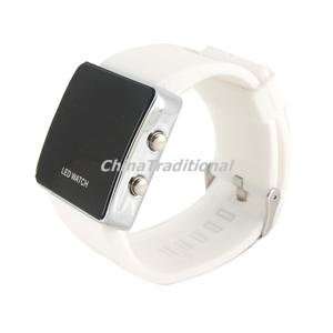   Special design band LED Wrist Women Watch White 