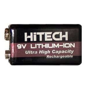  9 Volt 600 mAh Li ion Rechargeable Battery