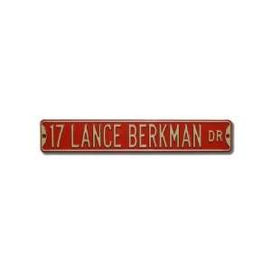 LANCE BERKMAN DR Street Sign 
