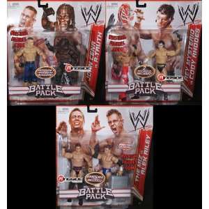  SET OF 3 Mattel WWE Toy Wrestling Action Figures Toys & Games