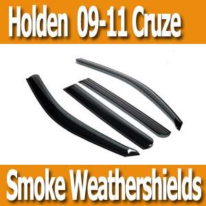 2011 + Series II Cruze Smoke Weathershields 4PCS  