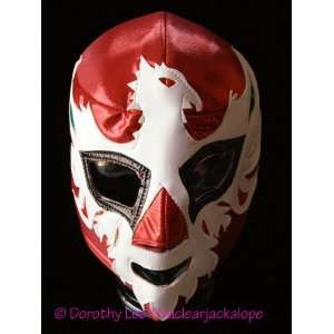  Lucha Libre Wrestling Halloween Mask Mexicana red 