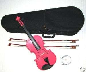 RUGERI Solid 4/4 3/4 1/2 1/4 1/8 1/10 1/16 Pink Violin  