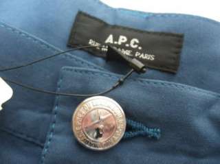 APC PARIS JEANS STYLE CHINO TWILL PANTS 30 MENS DARK BLUE  