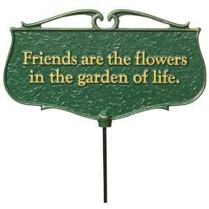   Garden Poem Sign in Green / GoldWhitehall 10041 Patio, Lawn & Garden