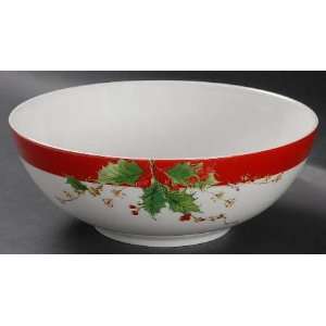 Lenox China Winter Song 7 Round Vegetable Bowl, Fine 