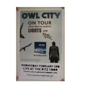 Owl City Poster Handbill Florida Lights