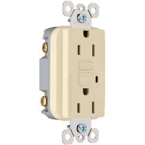   Seymour 1595I3PKCC4 Ivory 3 Wire Grounding GFCI Outlet 15amp   Pk/3