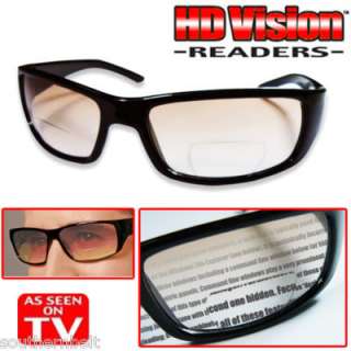 HD Vision Readers Reading Bifocals Sunglasses Blk  
