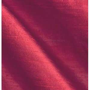   Dupioni Silk Fabric Stunningly Red By The Yard Arts, Crafts & Sewing