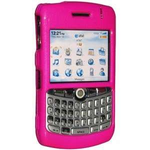  Polished Hot Pink Snap On Crystal Hard Case For Blackberry 