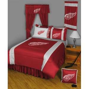  Detroit Red Wings Jersey Mesh Comforter   Twin Size 
