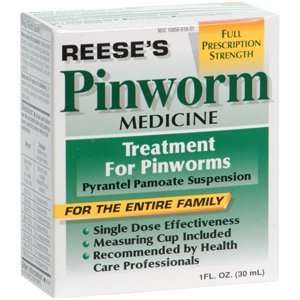  Special pack of 5 PIN WORM MEDICINE REESES 1 oz PYRANTEL 