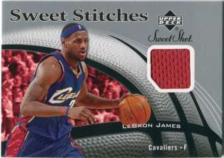 2006/07 Upper Deck Sweet Shot Stitches LeBron James SP  