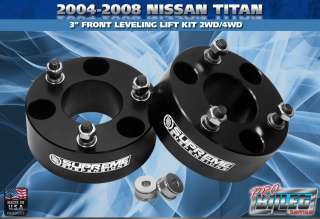 2004 2008 Nissan Titan 3” Front Lift Leveling Kit 2WD 4WD PRO  