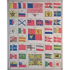  Peoples map of Flags of the World (1886)