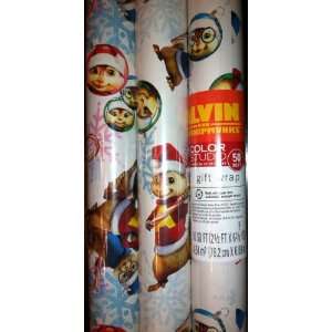  Hallmarks Alvin and the Chipmunks Christmas Gift Wrap 50 