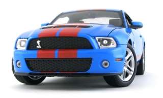 SHELBY COLLECTIBLES DC12424 124 2010 SHELBY MUSTANG GT500 BLUE 
