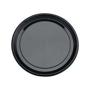  Platter Plastic 18 Black Round (9918SAB) Category 