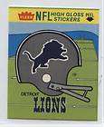 1983 NFL Detroit Lions Football Pocket Schedule