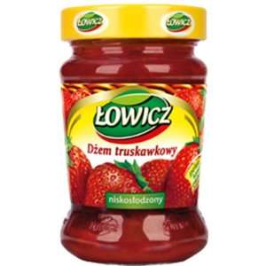 Lowicz Strawberry Low sugar Jam 280 G Grocery & Gourmet Food