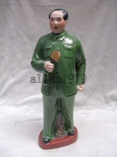 Vivid Chinese Cultural revolution porcelain Chairman Mao tapping the 